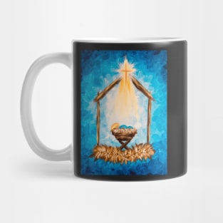 Rustic Nativity Scene Mug